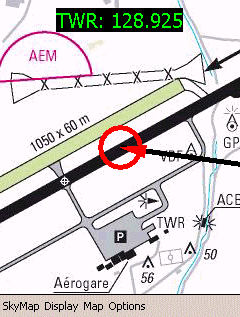 Flugplatzkarte