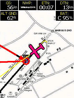 Flugplatzkarte