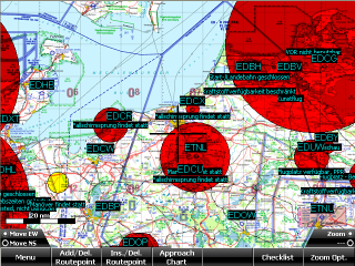 NOTAM Anzeige